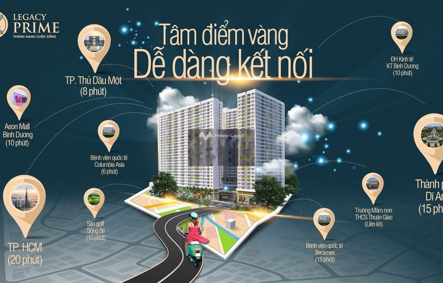 Bán căn hộ có diện tích gồm 42m2 vị trí đặt tọa lạc ngay tại Thuận An, Bình Dương bán ngay với giá đề cử chỉ 146 triệu-01