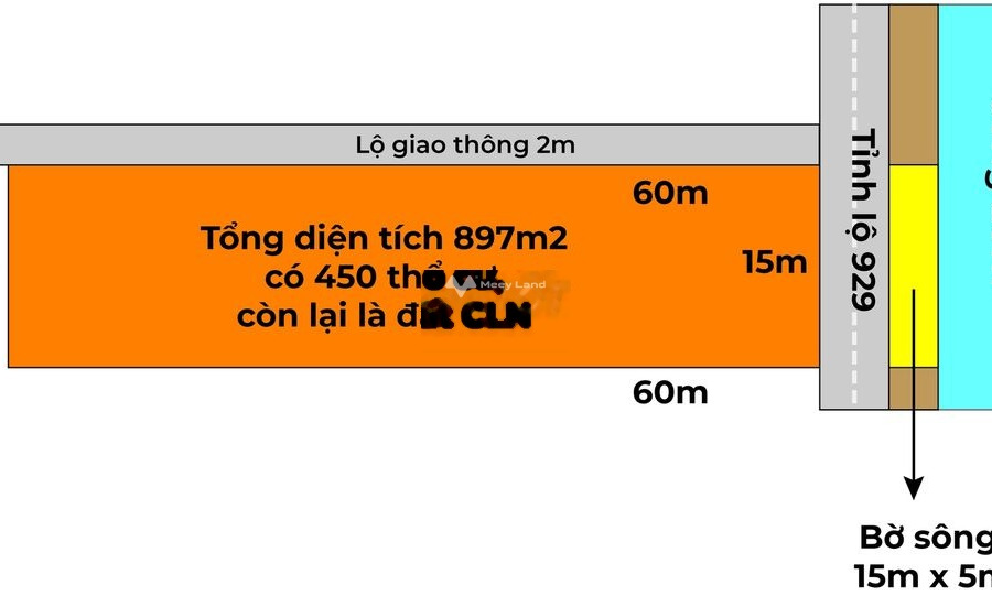 Giá rẻ bất ngờ chỉ 3.7 tỷ bán đất có diện tích trung bình 897m2 tọa lạc trên Phong Điền, Cần Thơ-01
