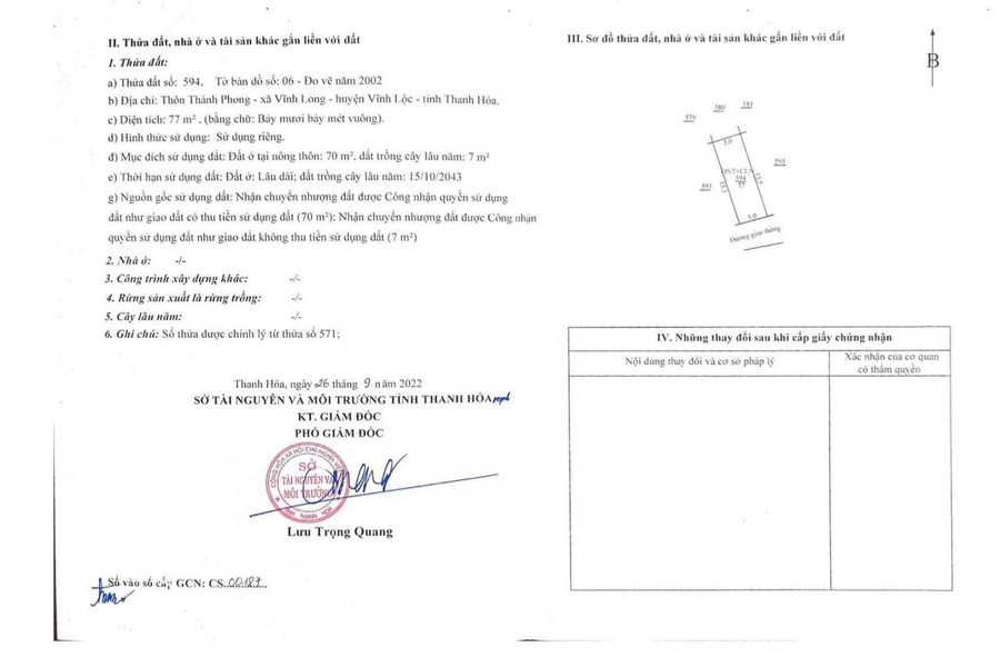 Vị trí trung tâm Tỉnh Lộ 217, Thanh Hóa bán đất giá bán cực sốc chỉ 300 triệu có diện tích thực là 80m2-01