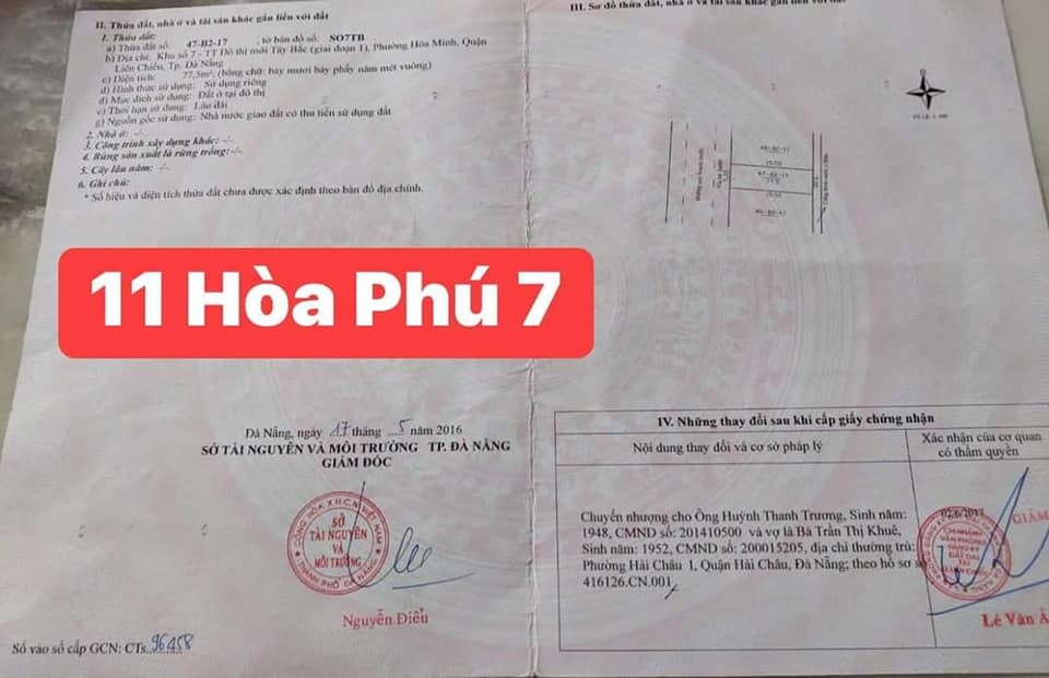 Bán đất huyện Hòa Vang thành phố Đà Nẵng giá 2.99 tỷ-0