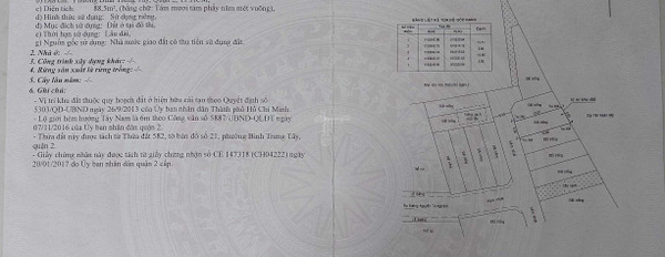 Chính chủ gửi bán 3 lô đất đường Nguyễn Tư Nghiêm và đường 35 P. B. Trưng Tây, Q2, TP Thủ Đức -03