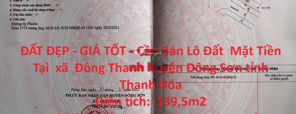 Gần Đông Sơn, Thanh Hóa bán đất, giá bán quy định 1.4 tỷ có diện tích chung là 1395m2-02