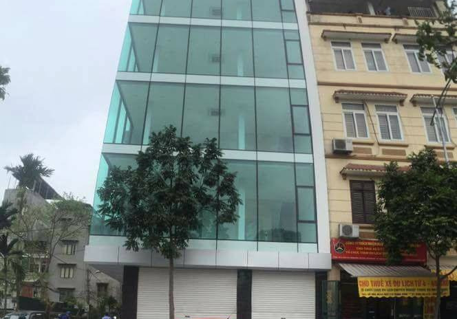 Bán tòa văn phòng 138m2, phố Trần Thái Tông, 8 tầng, mặt tiền 6,8m chào 45 tỷ