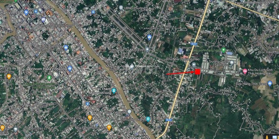 Đường Số 1, Vĩnh Long bán đất giá mua ngay từ 1.4 tỷ, hướng Tây Nam có diện tích chính 125m2-01
