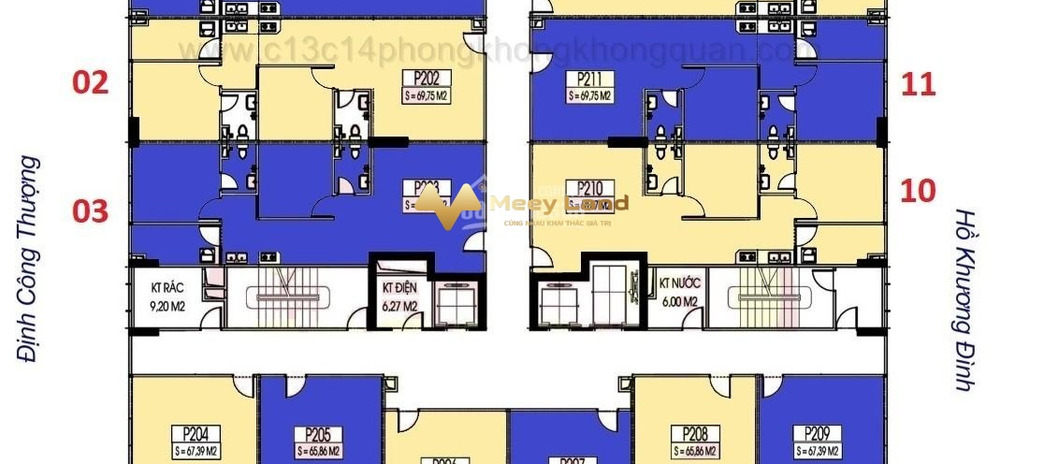 Tổng quan trong căn hộ 2 phòng ngủ, bán căn hộ hướng Tây Nam vị trí đặt nằm trên Đường Bùi Xương Trạch, Phường Định Công, căn hộ nhìn chung có tổng 2 ...