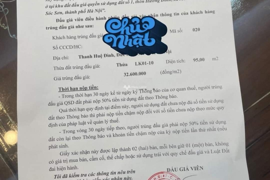 Bán đất tại Mai Đình, Hà Nội. Diện tích 95m2-01