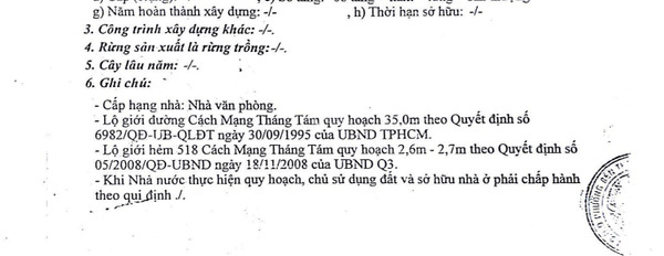 Bán nhà diện tích khoảng 310m2 ngay ở Cách Mạng Tháng Tám, Phường 11-02