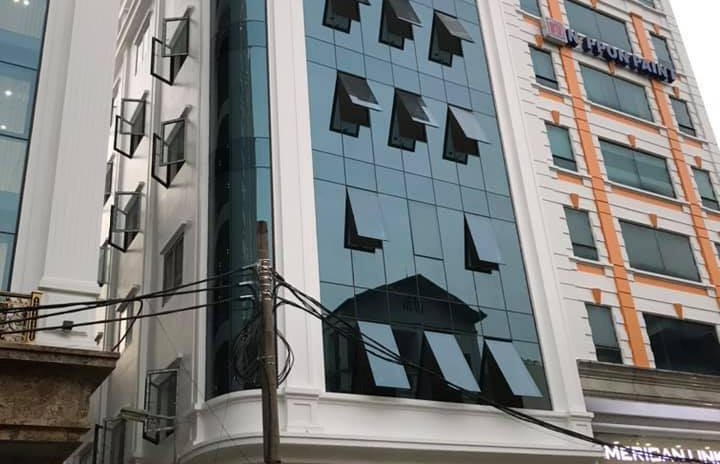 Bán tòa văn phòng Phố Thái Hà 160m2, 8 tầng thang máy, mặt tiền 10m lô góc chỉ 39 tỷ