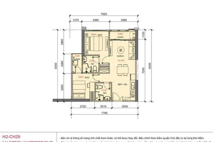 Bán căn 2PN2VS view hồ bán đảo ngọc trai giá nhỉnh 3,3 tỷ miễn phí 36 tháng dịch vụ -01