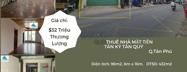 CHÍNH CHỦ Cho thuê nhà mặt tiền Tân Kỳ Tân Quý 96m2, 3Lầu+ST, gần AEON -03