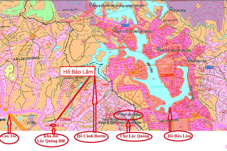 Từ 4.48 tỷ bán đất diện tích tầm trung 1400m2 vị trí đẹp ở Lộc Quảng, Bảo Lâm-01