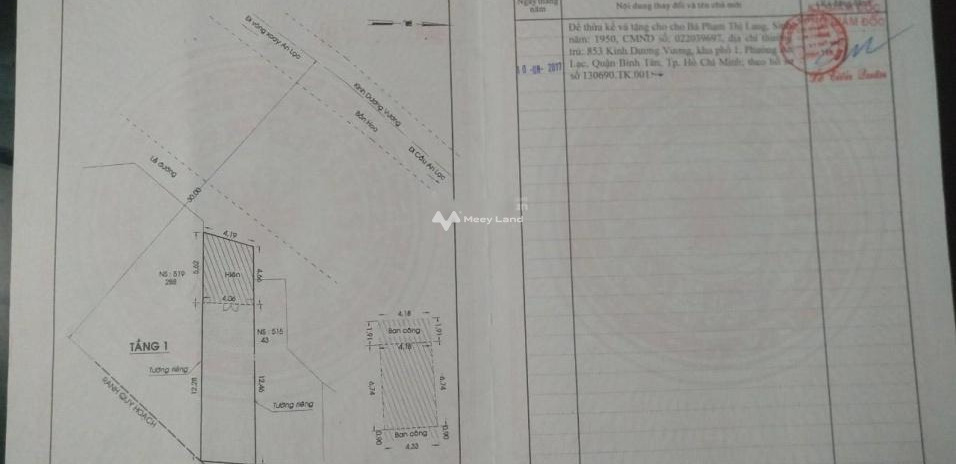 Nằm ở Kinh Dương Vương, Hồ Chí Minh, bán nhà, bán ngay với giá đề cử chỉ 9.5 tỷ có diện tích 51m2 cảm ơn đã xem tin