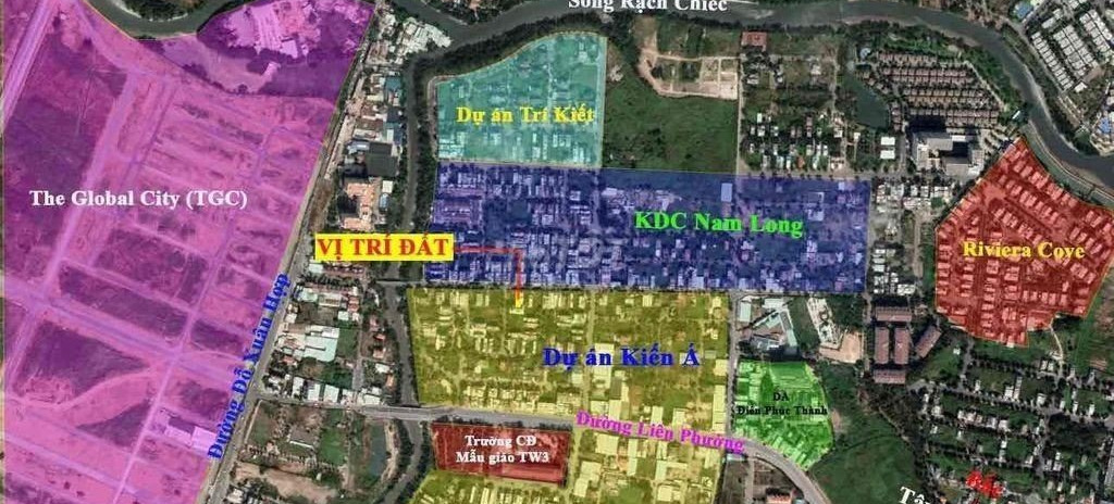 Bán đất mặt tiền Đỗ Xuân Hợp (125m2) - Đối diện Gobal City - Kinh doanh được mọi ngành nghề