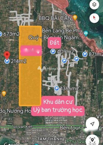 900 triệu bán đất diện tích quy ước 409m2 mặt tiền tọa lạc trên Tam Thanh, Bình Thuận