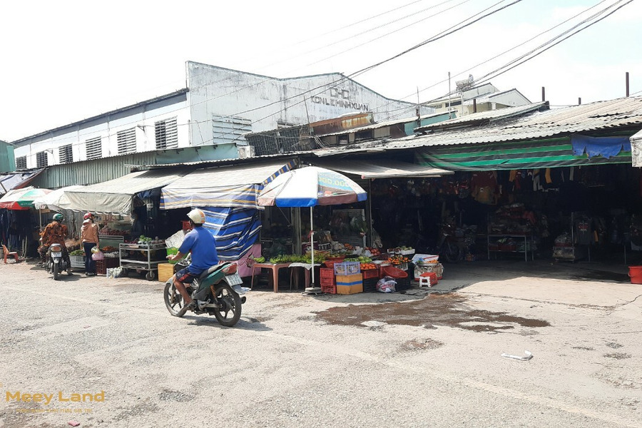 Bán nhà mặt tiền chợ Lê Minh Xuân huyện Bình Chánh, ngang 5m x dài 24m (117 m2)-01