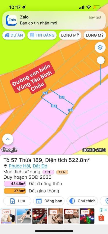 Mua bán đất huyện xuyên mộc tỉnh bà rịa - vũng tàu giá 3.0 tỷ-3