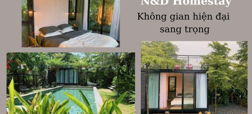 N&D Homestay có thiết kế đẹp và thân thiện không thể bỏ qua