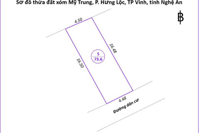 Bán đất thành phố Vinh tỉnh Nghệ An giá 1.6 tỷ