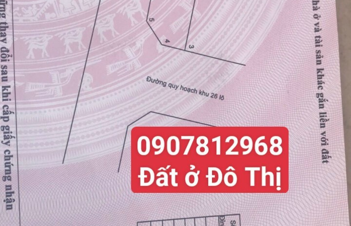 Bán mảnh đất ngay tại thị trấn Ngãi Giao sát chợ sát bến xe Châu Đức