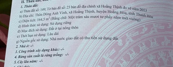 Cần bán đất huyện Hoằng Hóa tỉnh Thanh Hóa giá 18 triệu/m2-02