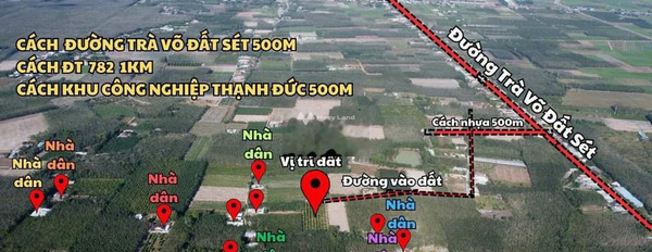Giá siêu rẻ từ 599 triệu, Bán đất có diện tích quy ước 1100m2 vị trí đặt ở Thạnh Đức, Tây Ninh, hướng Đông Bắc cảm ơn đã xem tin-02