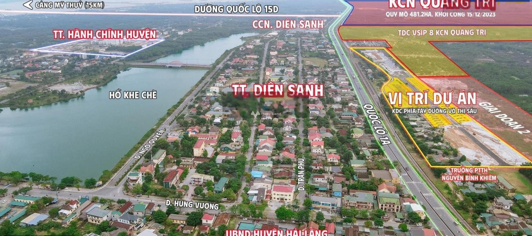Hải Lăng, Quảng Trị bán đất giá hạt dẻ từ 1.19 tỷ, hướng Nam diện tích rất rộng 298m2