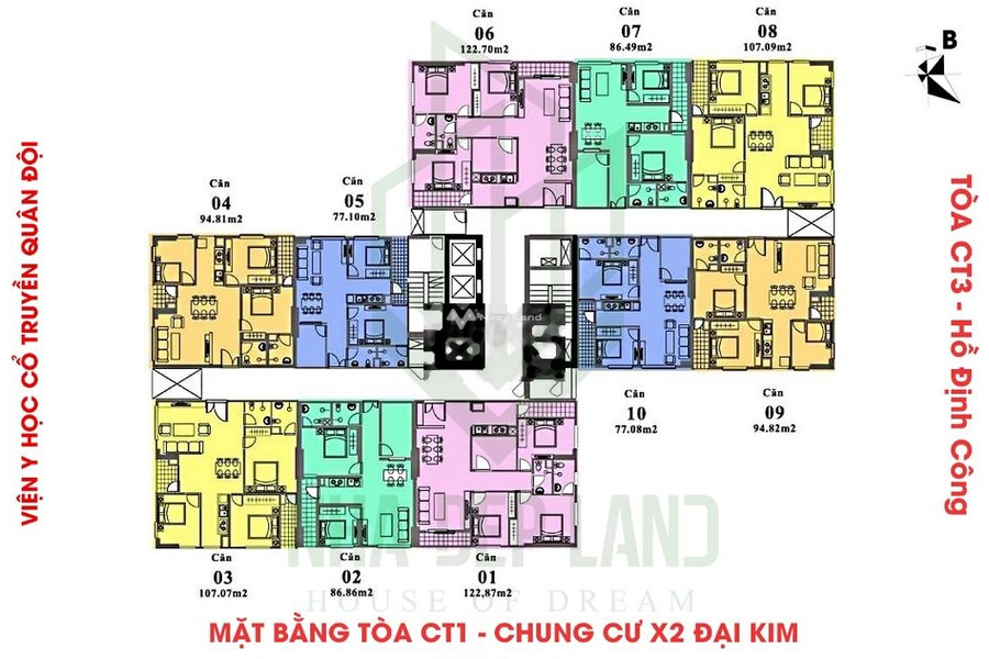 Chính chủ cần bán căn hộ 86m2, 2n2wc tại dự án X2 Đại Kim - Hoàng Mai -01