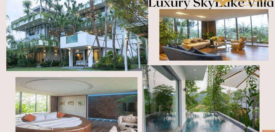 Cho thuê Luxury SkyLake Villa – Villa 3 mặt thoáng hưởng trọn vẻ đẹp hồ Đại Lải