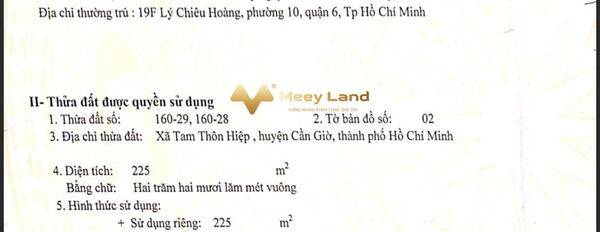 Huyện Cần Giờ, Hồ Chí Minh 3.5 tỷ bán đất, hướng Tây Nam dt khoảng 225m2-02