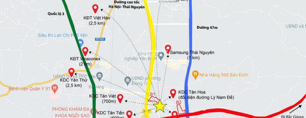 Mở bán dự án đất nền tại KDT Yên Bình - Thái Nguyên diện tích 181m2 giá chỉ từ 4. X tỷ/ lô -02