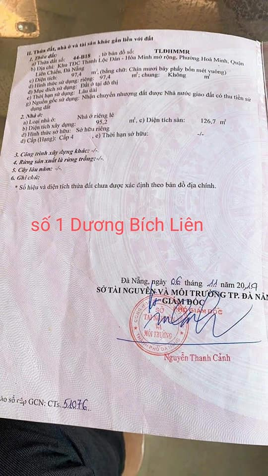 Bán nhà riêng quận Liên Chiểu thành phố Đà Nẵng giá 4.7 tỷ-1