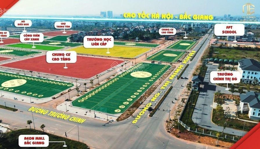 Tân Tiến, Bắc Giang bán đất, hướng Nam diện tích chính là 108m2-01