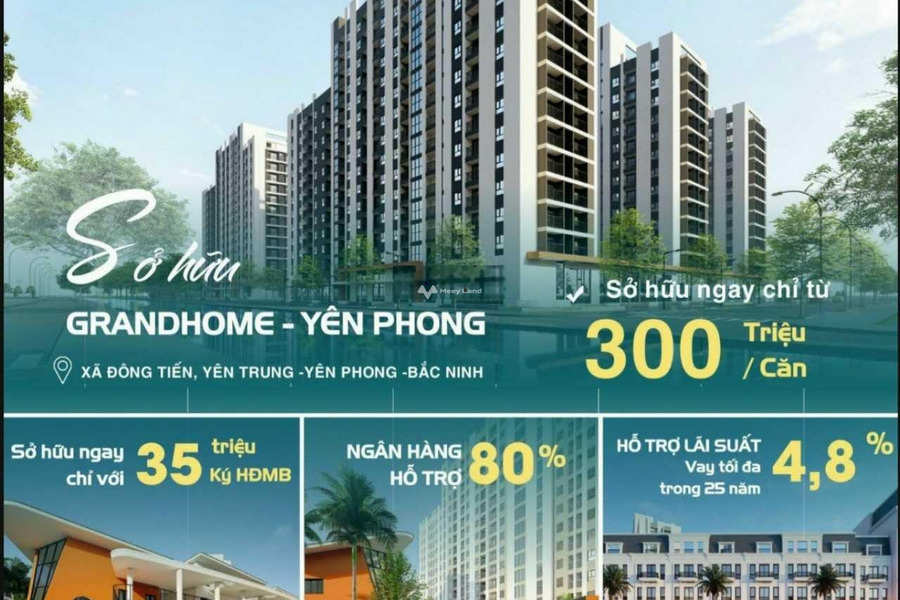 Vị trí nằm ở Yên Phong, Bắc Ninh, bán căn hộ giá bán đề cử 539 triệu, tổng quan căn hộ này thì gồm 2 phòng ngủ, 1 WC giá cực mềm-01