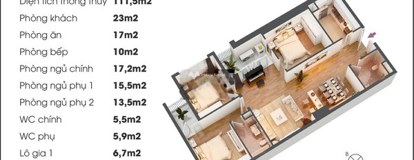 Cần bán căn 3 phòng ngủ siêu rộng rãi diện tích 126m2 Trần Phú, Hà Nội-02