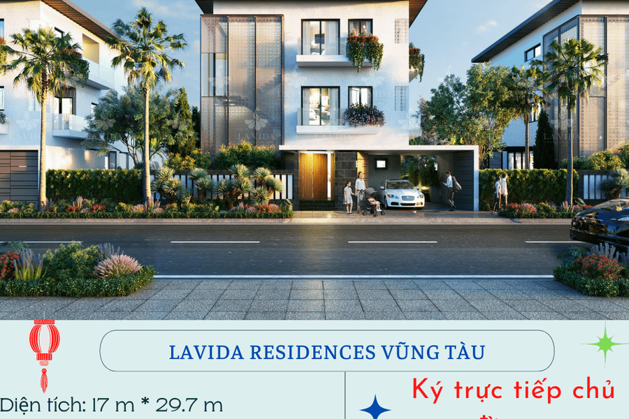 Căn biệt thự song lập dự án Lavida Residences Vũng Tàu-01