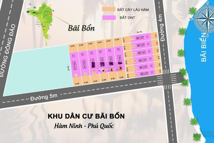 Bán đất 1.2 tỷ Hàm Ninh, Kiên Giang diện tích tổng là 120m2-01