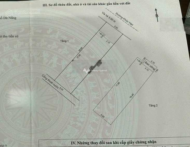 Hướng Đông - Bắc, bán nhà có diện tích rộng 100m2 vị trí đẹp gần Khúc Hạo, Sơn Trà bán ngay với giá êm chỉ 6.8 tỷ trong nhà nhìn chung gồm 3 PN, 2 WC-01