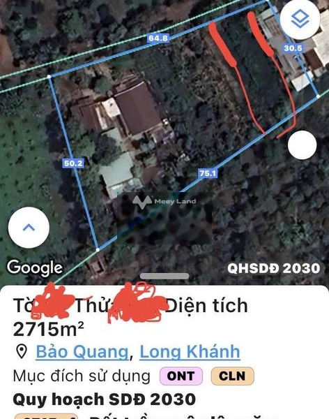 Bảo Quang, Long Khánh 800 triệu bán đất, hướng Tây diện tích sàn là 532m2-01