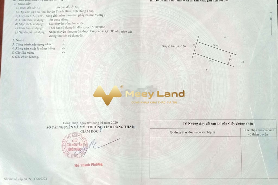 Giá mong muốn chỉ 1.3 tỷ, Bán đất tổng diện tích là 240 m2 vị trí đẹp nằm ở Võ Văn Kiệt, Thanh Bình giá rẻ bất ngờ-01