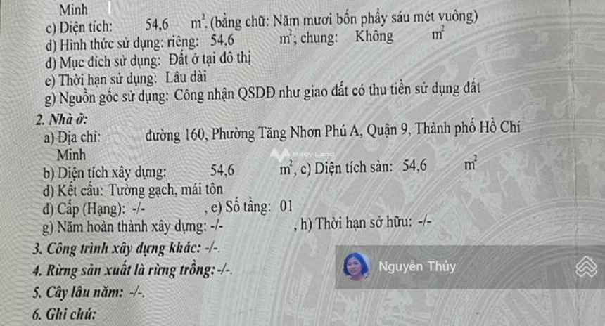 Ở tại Đường 160, Quận 9, bán nhà, bán ngay với giá thị trường chỉ 3.79 tỷ diện tích khoảng 55m2 còn chần chờ gì nữa