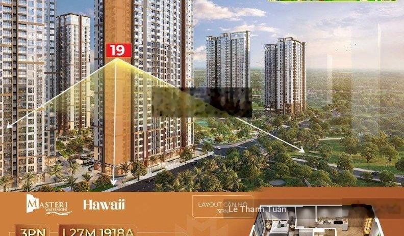 Bán căn hộ 3PN tại tòa H1 phân khu Masteri Waterfront dự án Vinhome Ocean Park liên hệ 0983 551 *** 