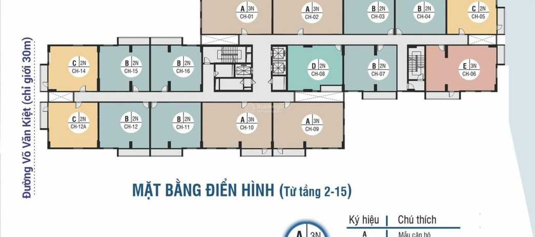 Căn hộ HUD Phước Long - HUD nhà ở thương mại - giá trực tiếp 1 tỷ 530 triệu/căn 2 phòng ngủ 66m2 