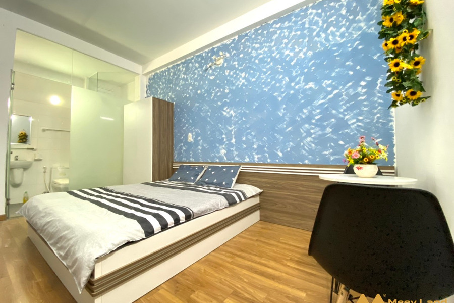 Cho thuê căn hộ dịch vụ full nội thất đẹp cửa sổ thoáng mát, Trương Định trung tâm Quận 3-01