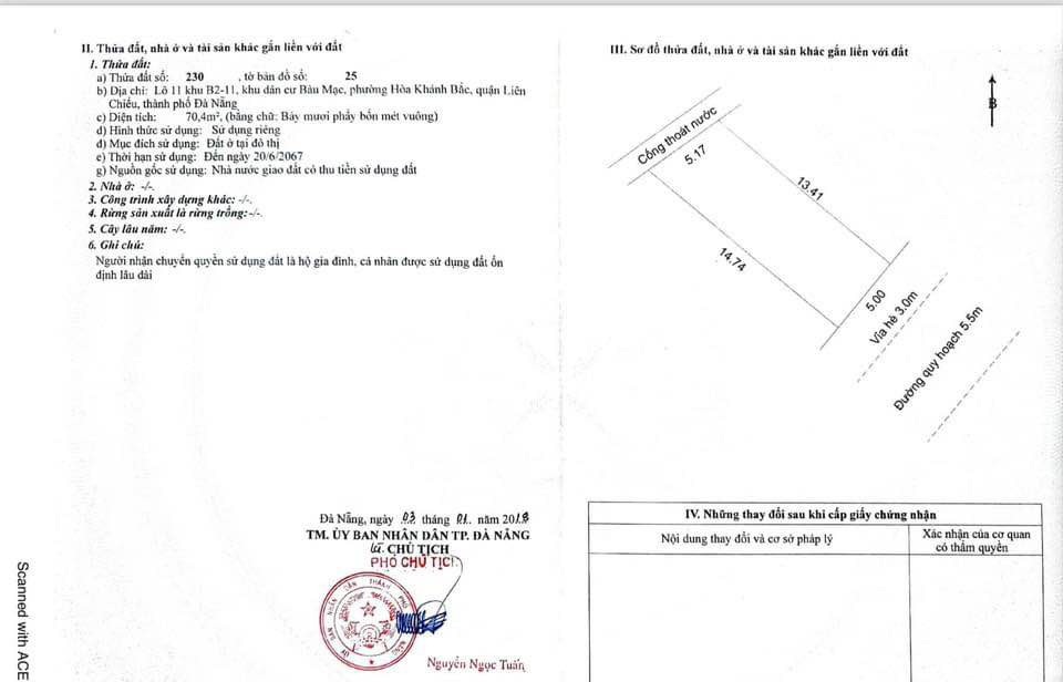 Bán đất quận Liên Chiểu thành phố Đà Nẵng giá 2.62 tỷ-1