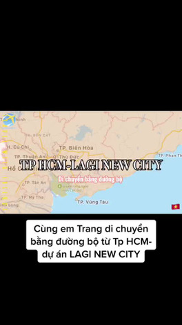 Lộ trình di chuyển từ HCM đến dự án Lagi New City