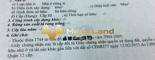 Bán nhà vị trí đặt tọa lạc ở Đường Thạnh Xuân 43, Hồ Chí Minh bán ngay với giá mong muốn 3.2 tỷ có dt 52 m2-02