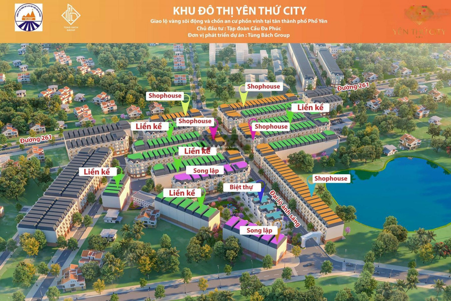 Bán đất 2.2 tỷ Phổ Yên, Thái Nguyên diện tích tổng là 100m2-01