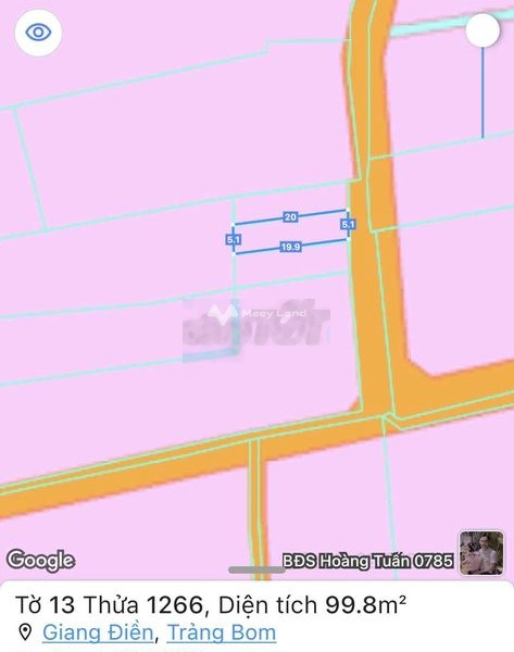 Bán lô đất sổ riêng thổ cư ngay cạnh thác Giang Điền, 100m2-01