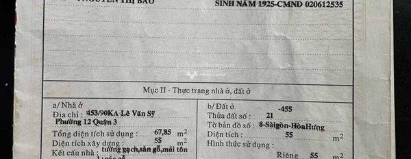 Bán nhà trong Lê Văn Sỹ, Hồ Chí Minh giá bán đề xuất 7 tỷ diện tích 55m2 nhà có tất cả 2 PN-02