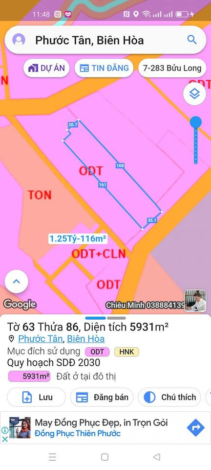 Bán đất thành phố Biên Hòa tỉnh Đồng Nai giá 490.0 triệu-3